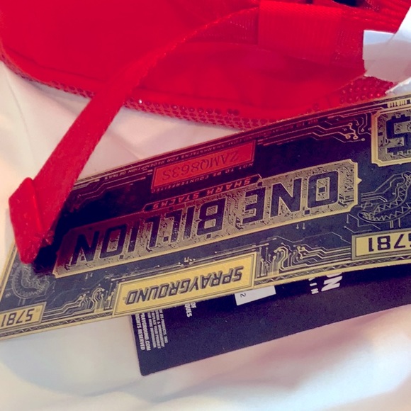 Sprayground Red Faux Crystal TRINITY BLING Crossbody - Picture 10 of 14